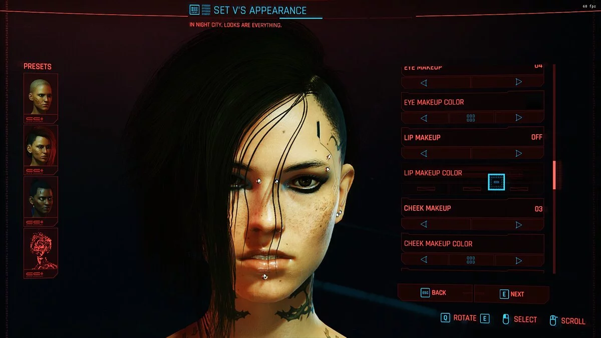 Cyberpunk 2077 — Вероника - предустановка для Ви