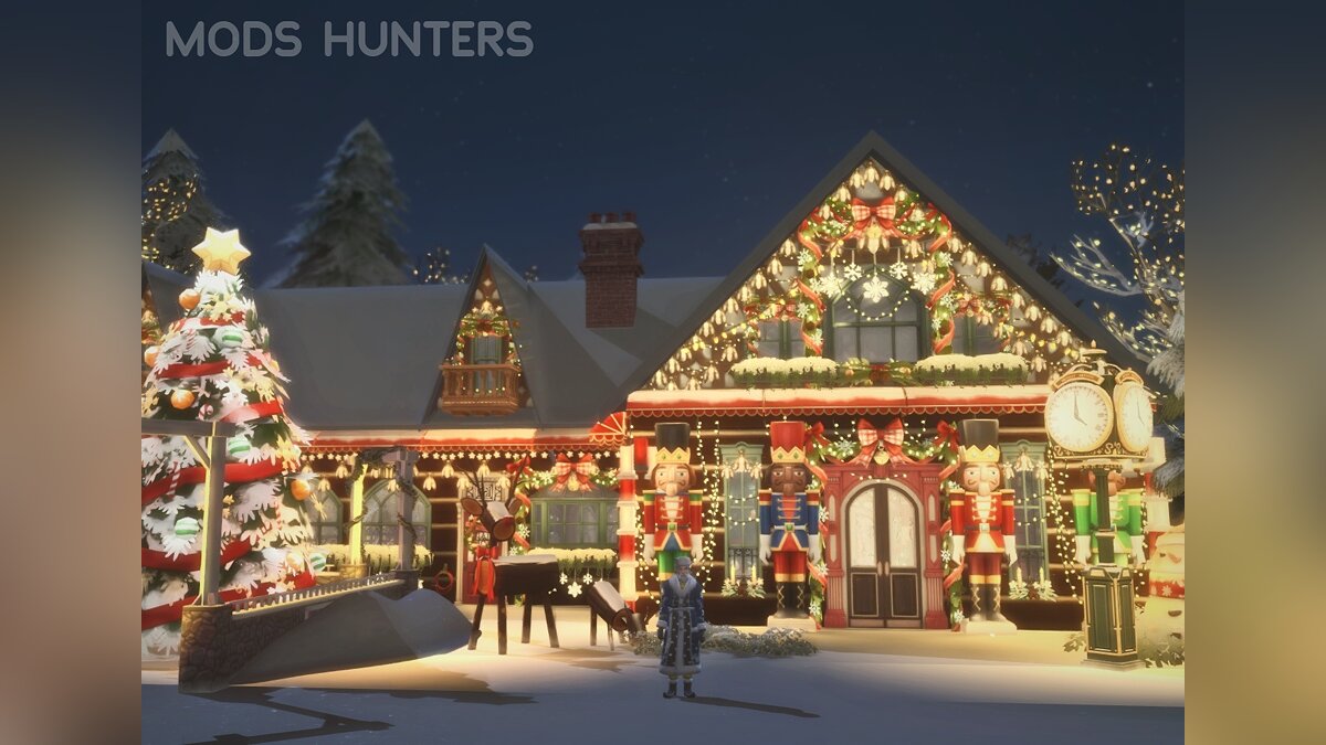 The Sims 4 — Свойство участка — резиденция деда мороза