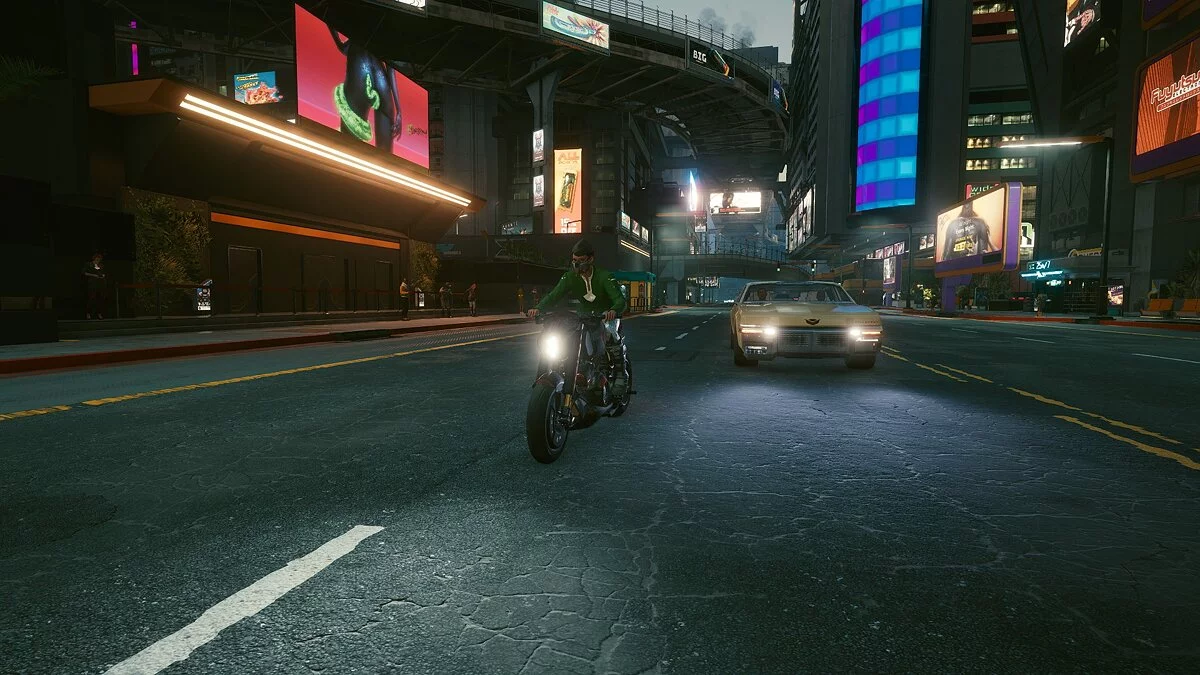 Cyberpunk 2077 — Мрачная графика