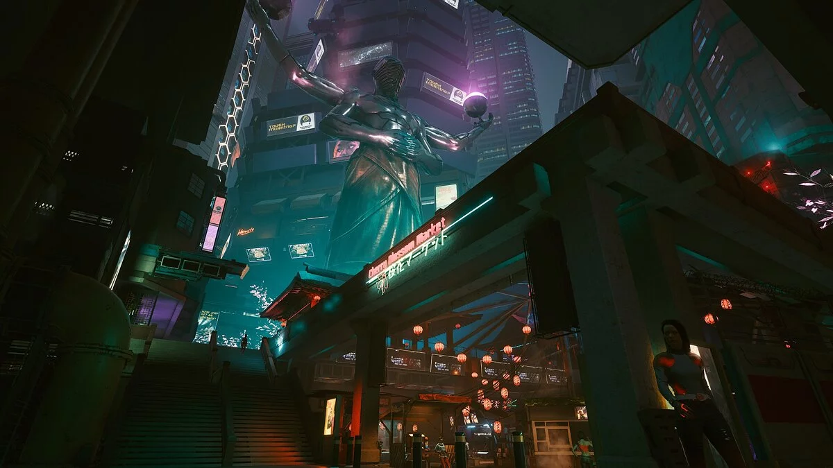Cyberpunk 2077 — Мрачная графика