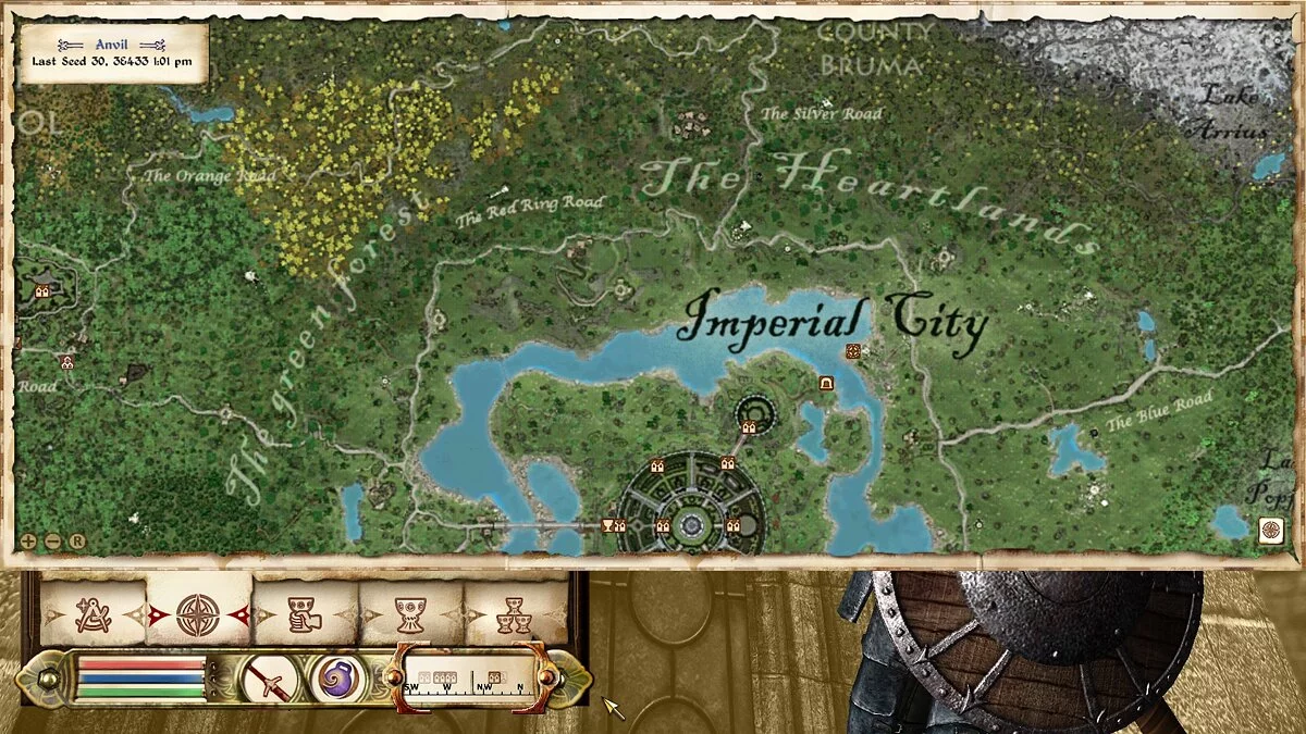 The Elder Scrolls 4: Oblivion — Ретекстур карты Сиродила