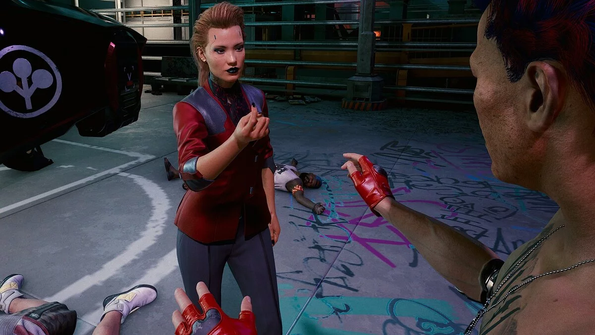 Cyberpunk 2077 — Блондинка Ви