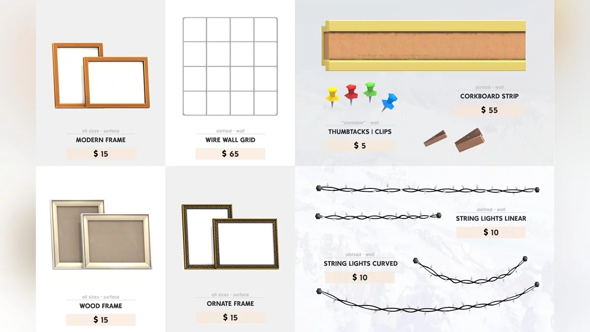 The Sims 4 — Функциональные фоторамки V2