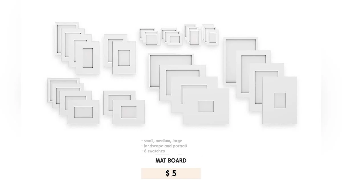 The Sims 4 — Функциональные фоторамки V2