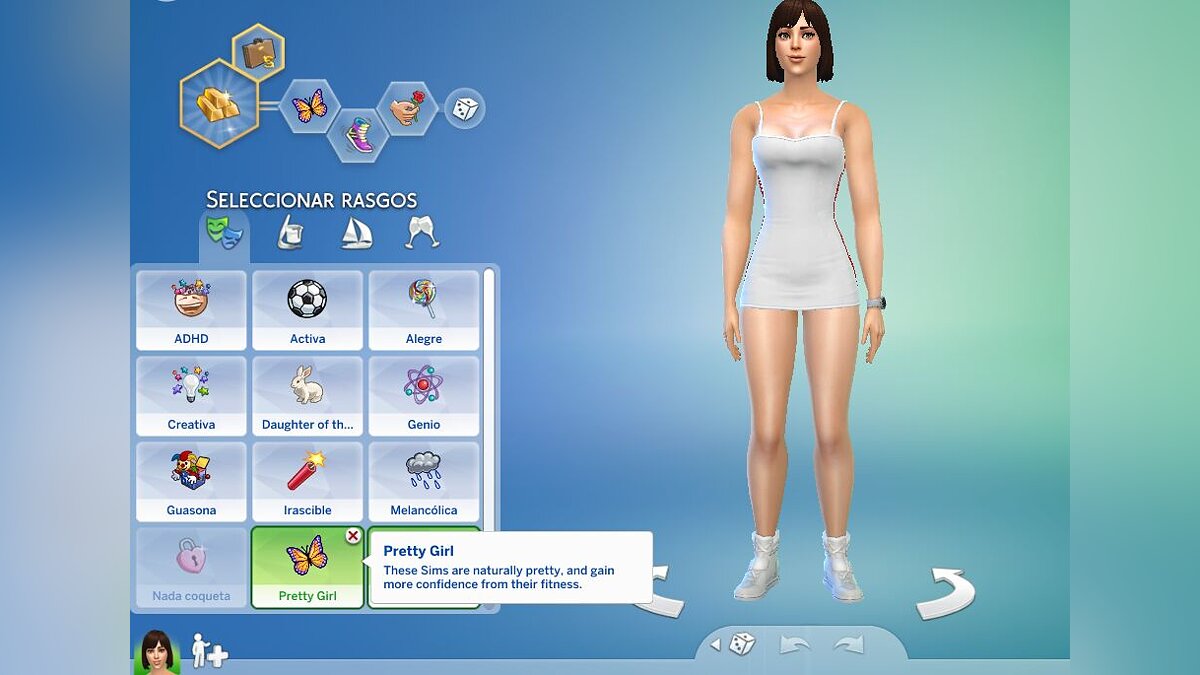 The Sims 4 — Черта характера — красивая девушка v2.5 