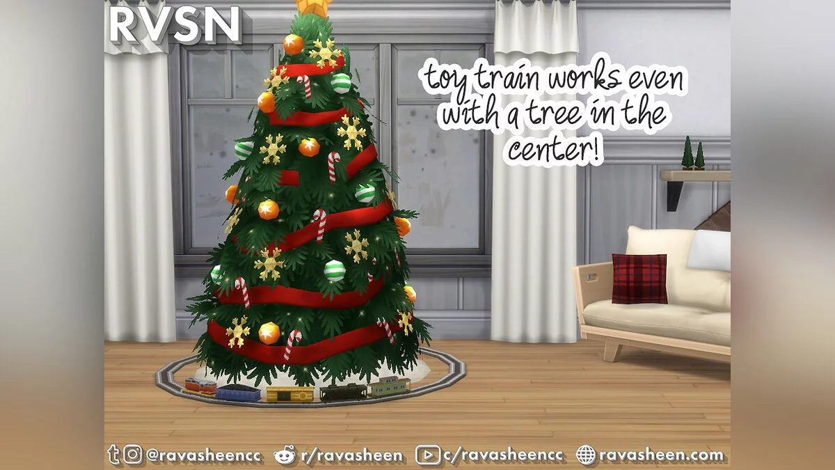 The Sims 4 — Функциональный игрушечный поезд