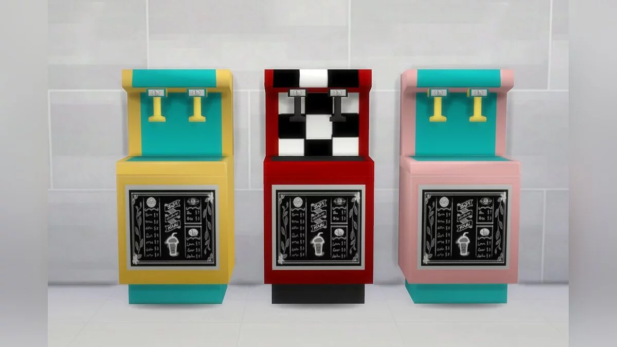 The Sims 4 — Функциональный автомат с напитками V1.0