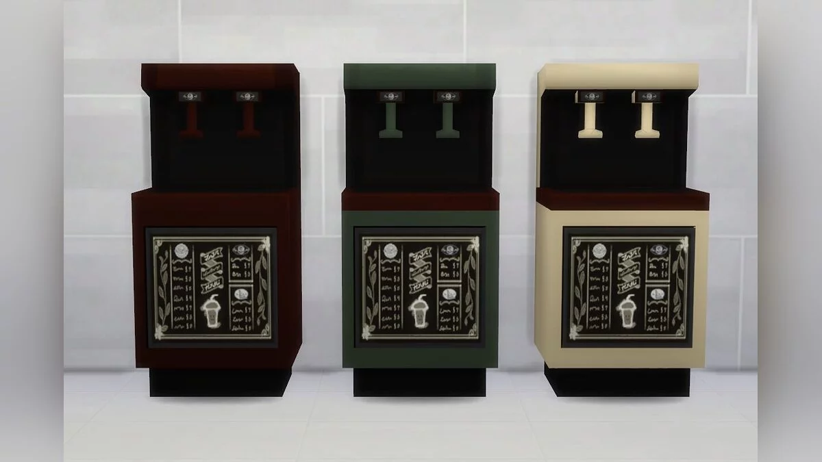 The Sims 4 — Функциональный автомат с напитками V1.0