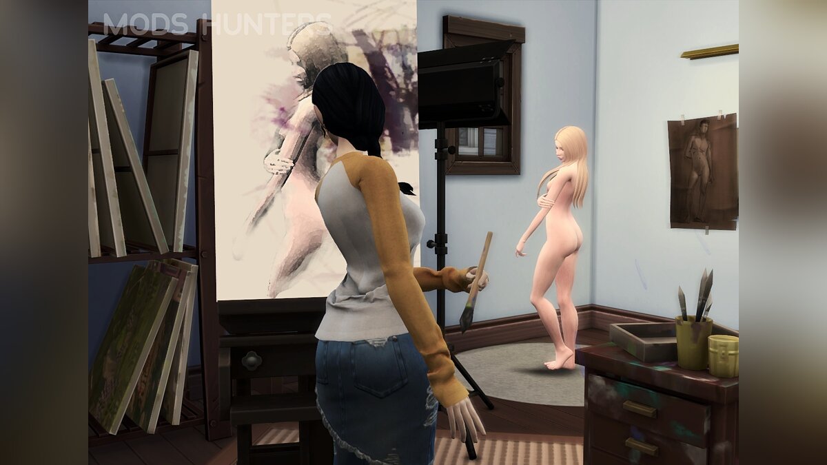 The Sims 4 — Позирование в обнажённом виде