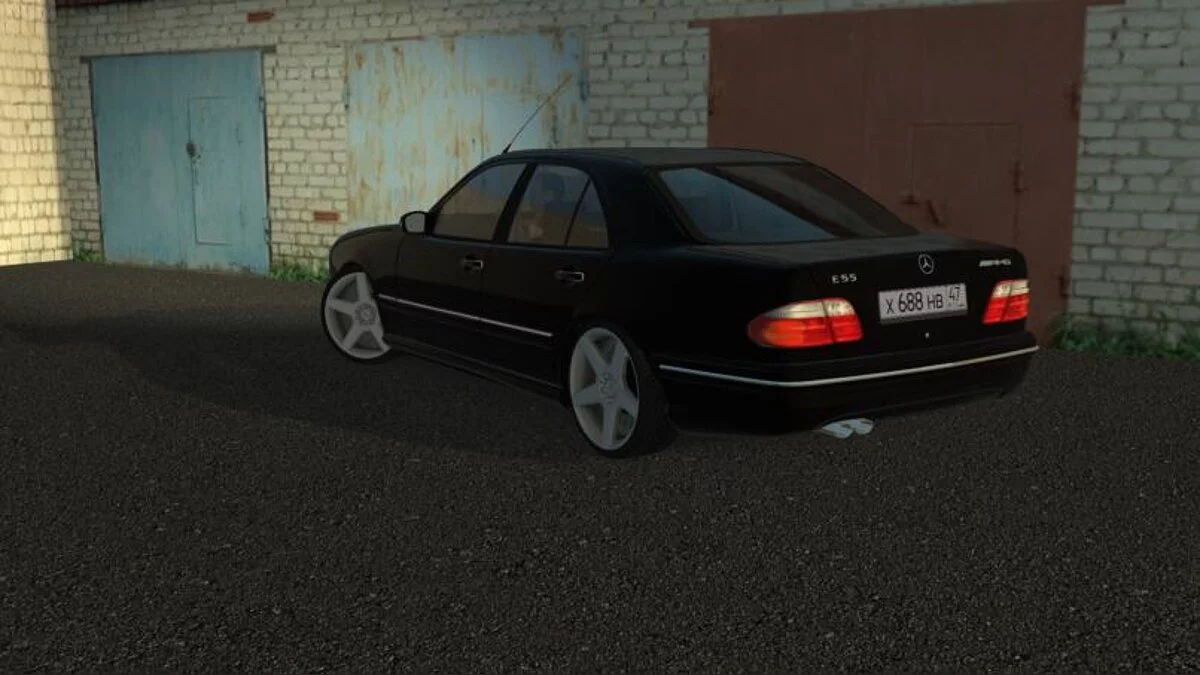 City Car Driving — Mercedes Benz E55 W210