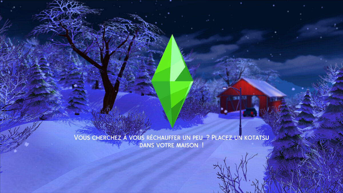 The Sims 4 — 5 загрузочных экранов на зимнюю тематику