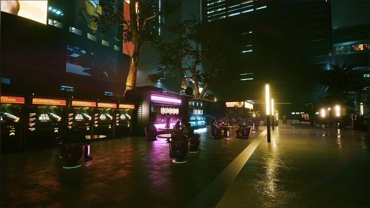 Cyberpunk 2077 — Улучшенная графика города