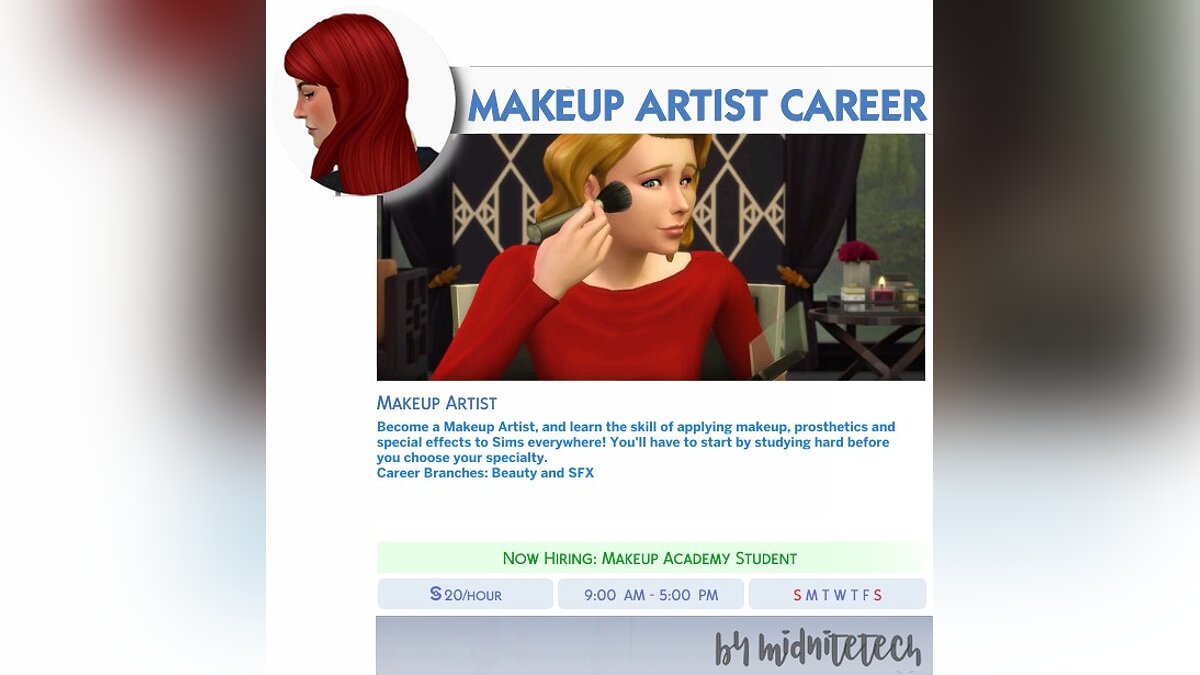 The Sims 4 — Карьера визажиста