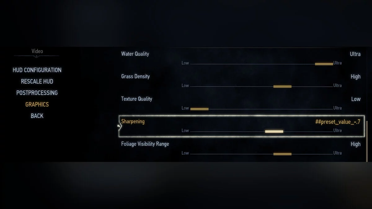 The Witcher 3: Wild Hunt — Скрытый слайдер TextureMipBias