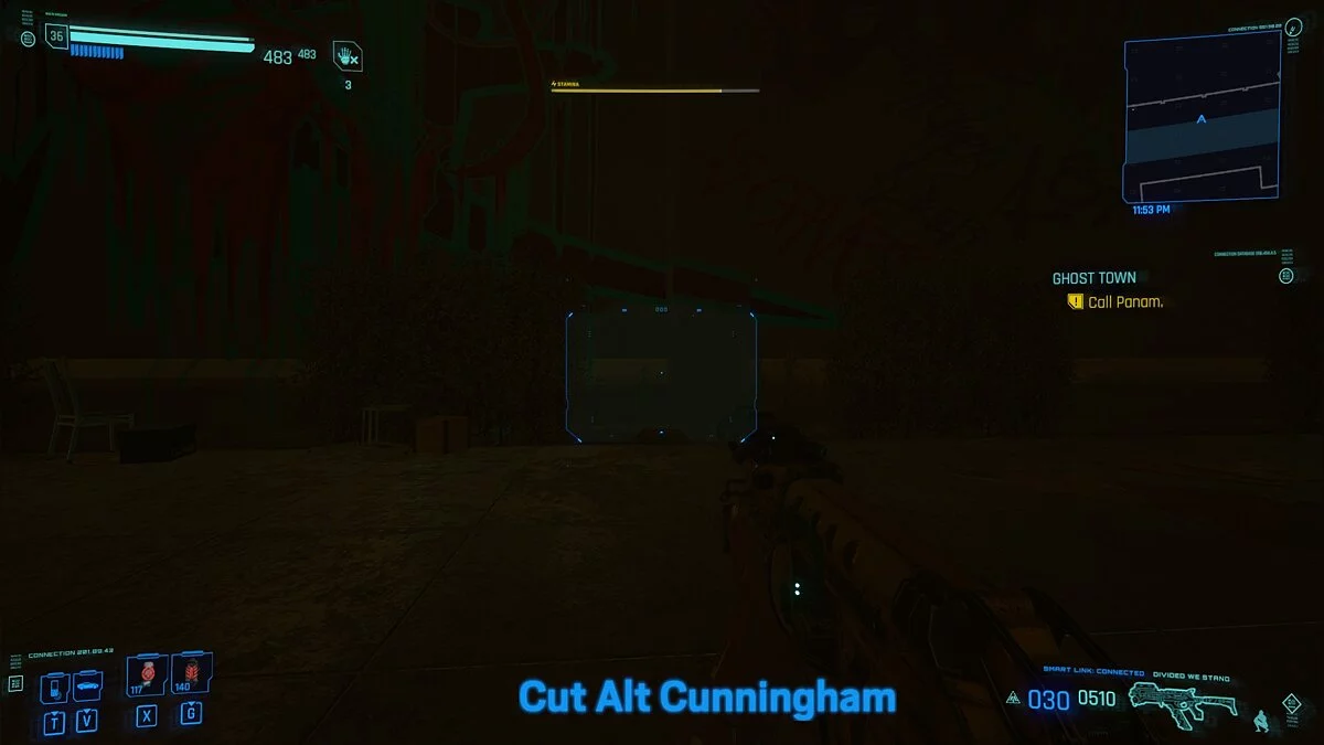 Cyberpunk 2077 — Цвета HUD Джонни Сильверхэнда