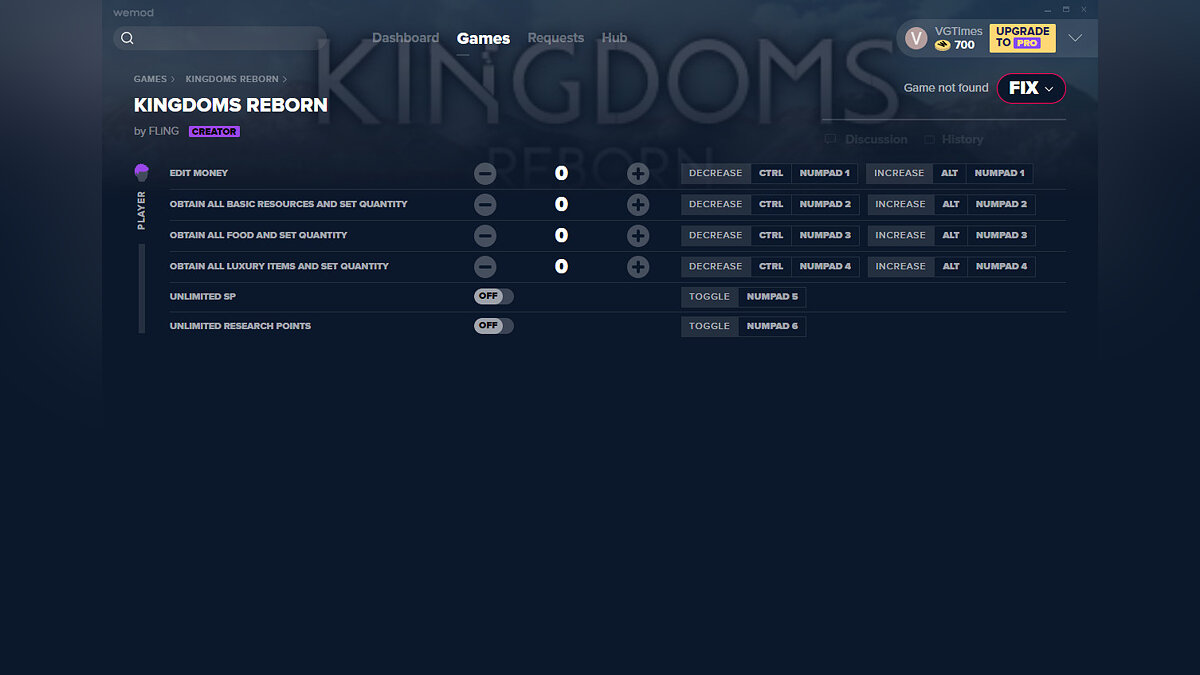 Kingdoms Reborn — Трейнер (+6) от 03.01.2021 [WeMod]