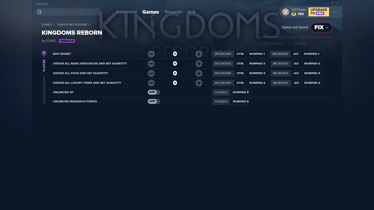 Kingdoms Reborn — Трейнер (+6) от 03.01.2021 [WeMod]