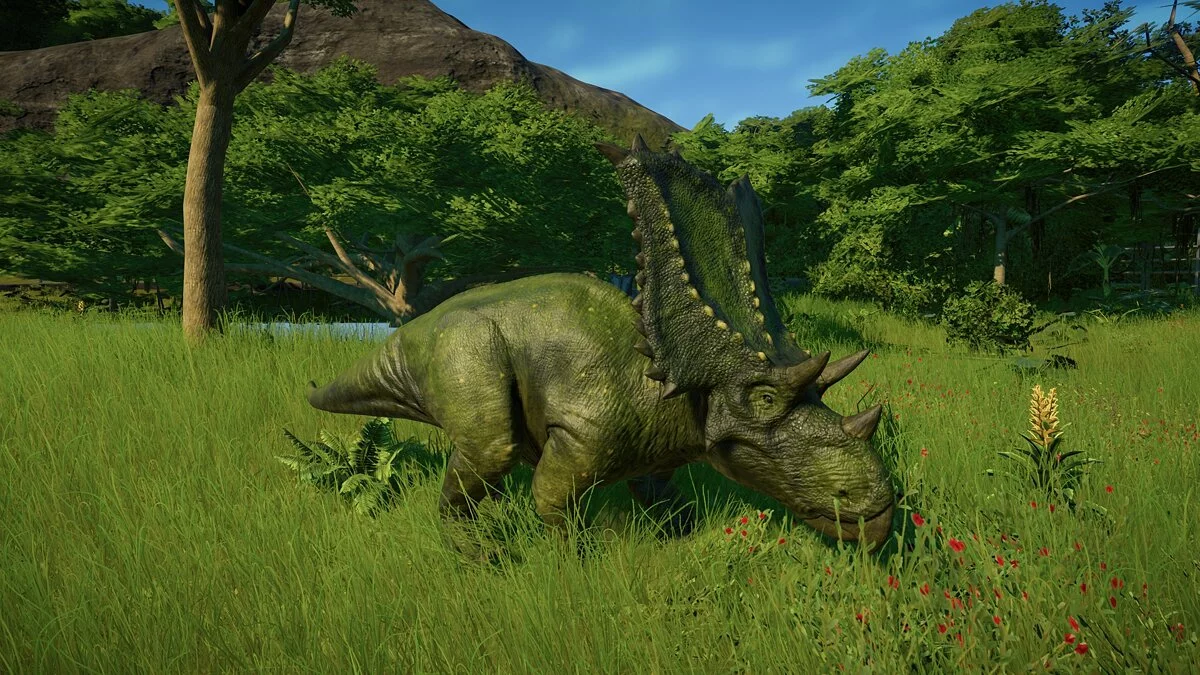 Jurassic World Evolution — Улучшенный хасмозавр