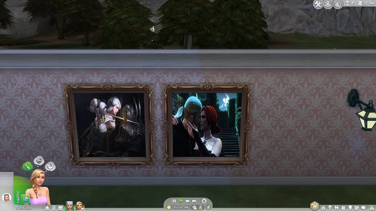 The Sims 4 — Картины мира Ведьмака