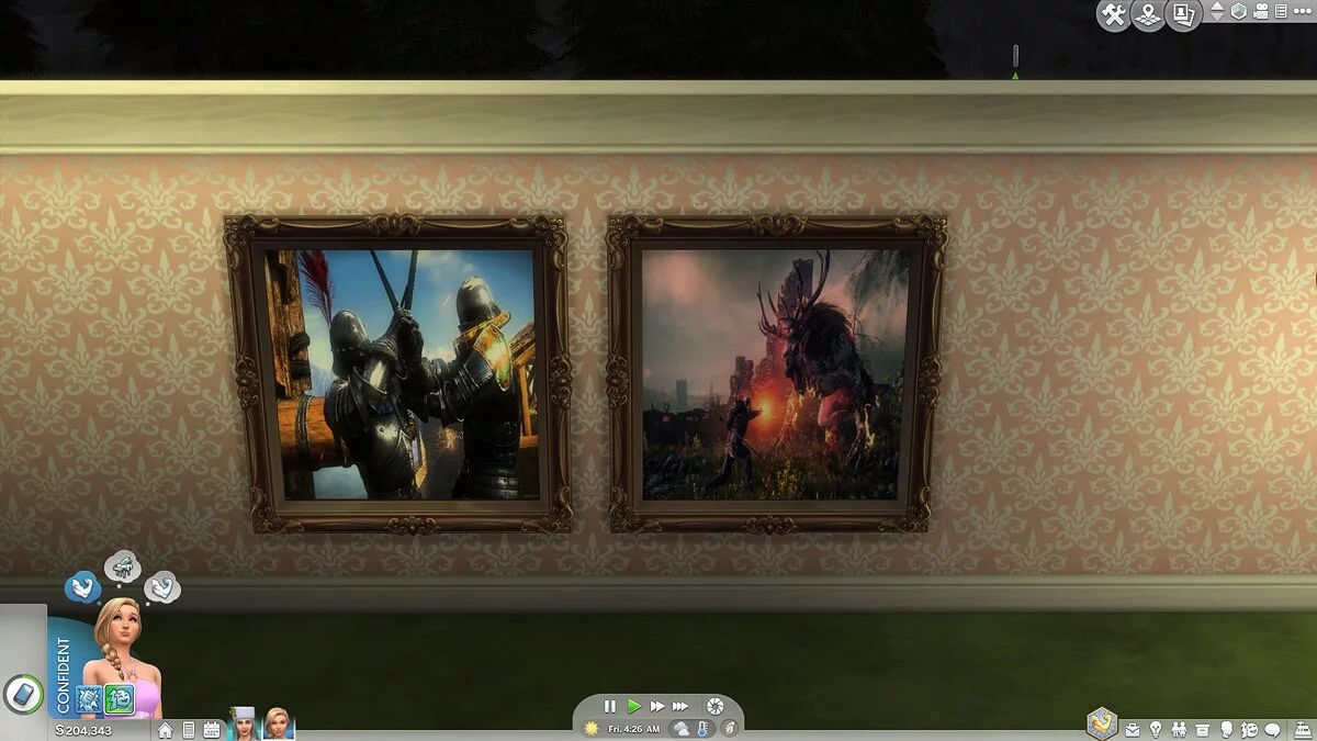 The Sims 4 — Картины мира Ведьмака