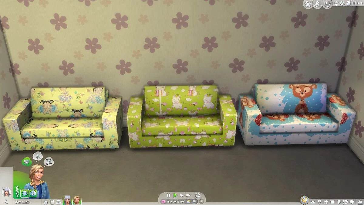 The Sims 4 — Новые расцветки диванов