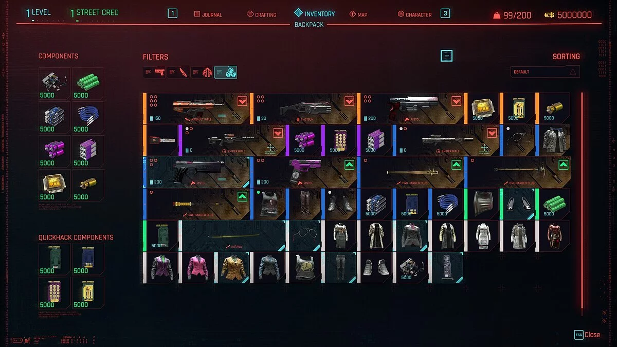 Cyberpunk 2077 — Женщина Ви с одеждой Сильверхенда