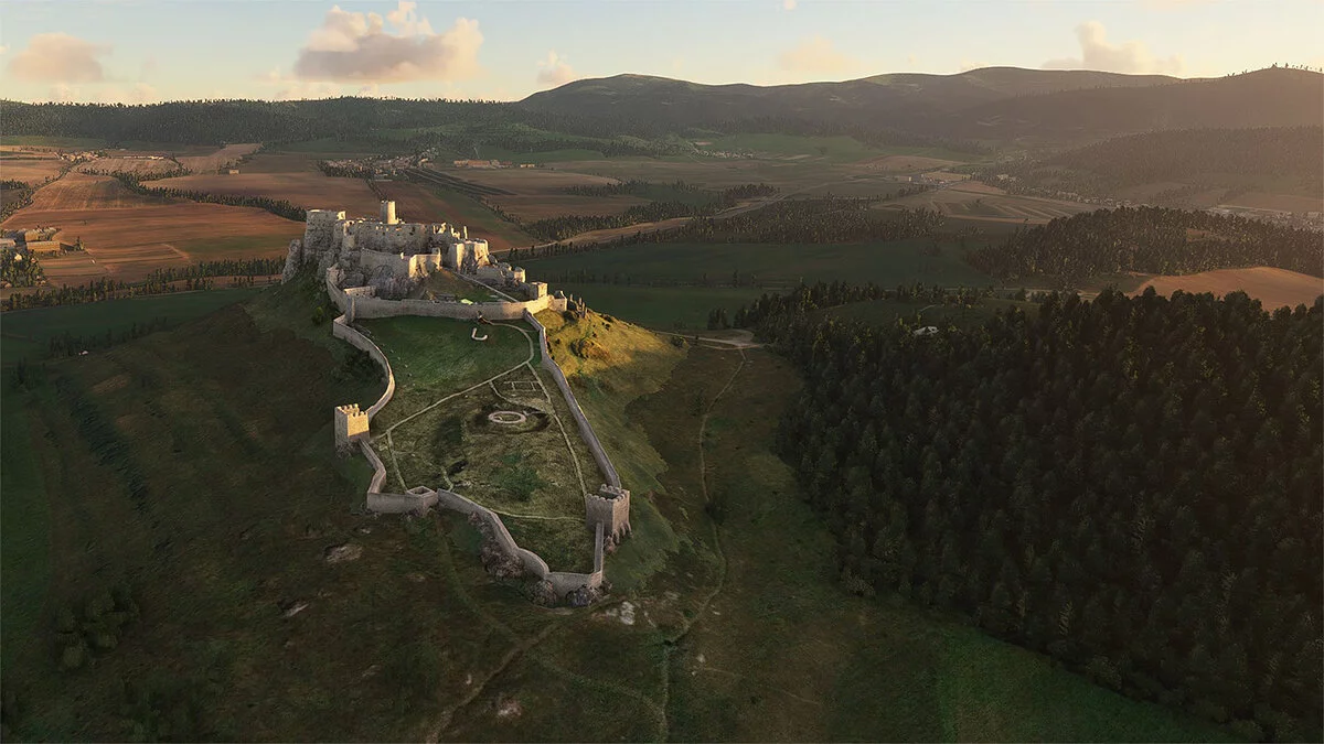 Microsoft Flight Simulator — Замок Спиш