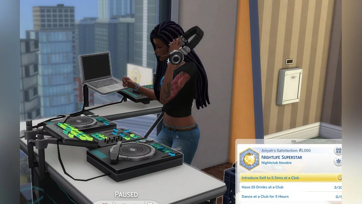 The Sims 4 — Жизненная цель — Ночная жизнь: суперзвезда