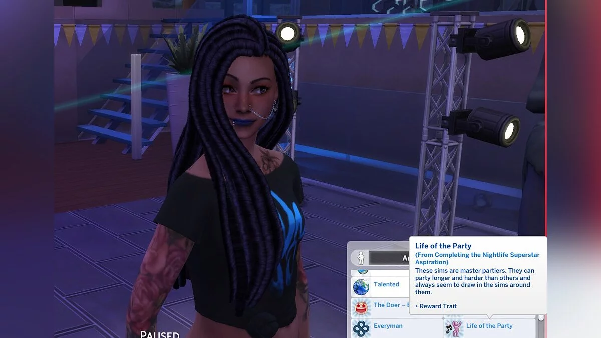The Sims 4 — Жизненная цель — Ночная жизнь: суперзвезда
