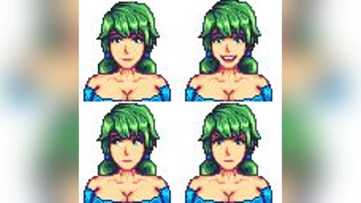 Stardew Valley — Новые портреты Кэролайн