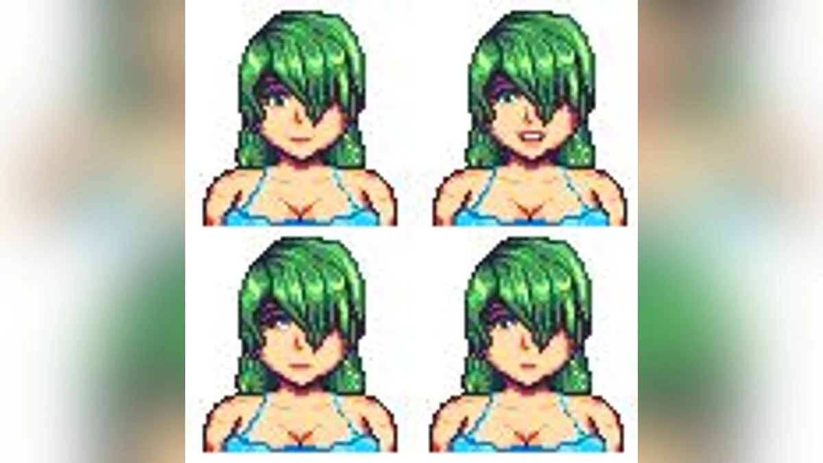 Stardew Valley — Новые портреты Кэролайн