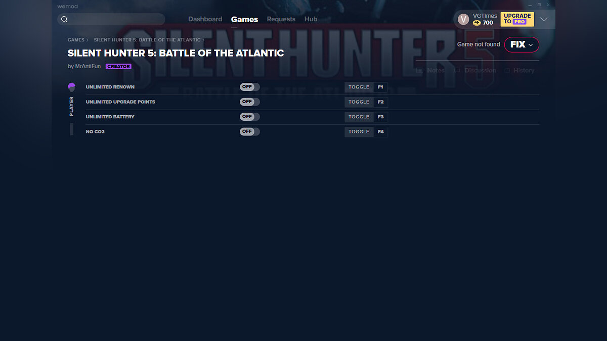 Silent Hunter 5: Battle of the Atlantic — Трейнер (+4) от 06.01.2021 [WeMod]