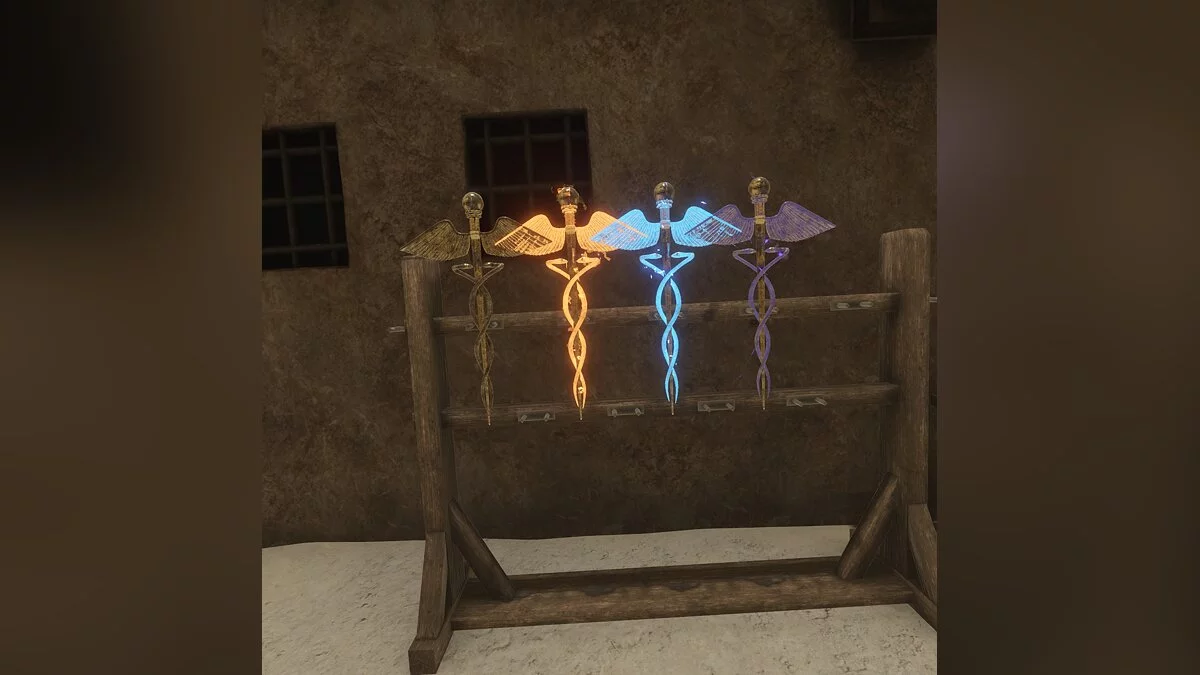 Blade and Sorcery — Набор посохов