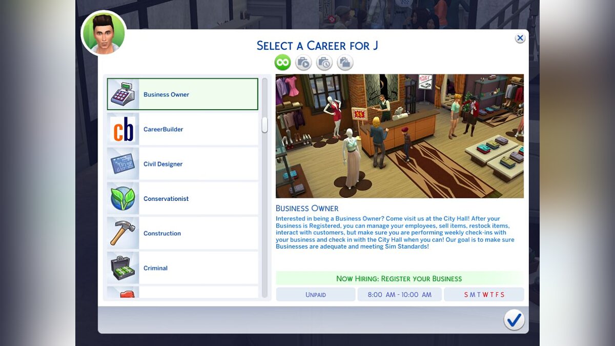 The Sims 4 — Карьера владельца бизнеса