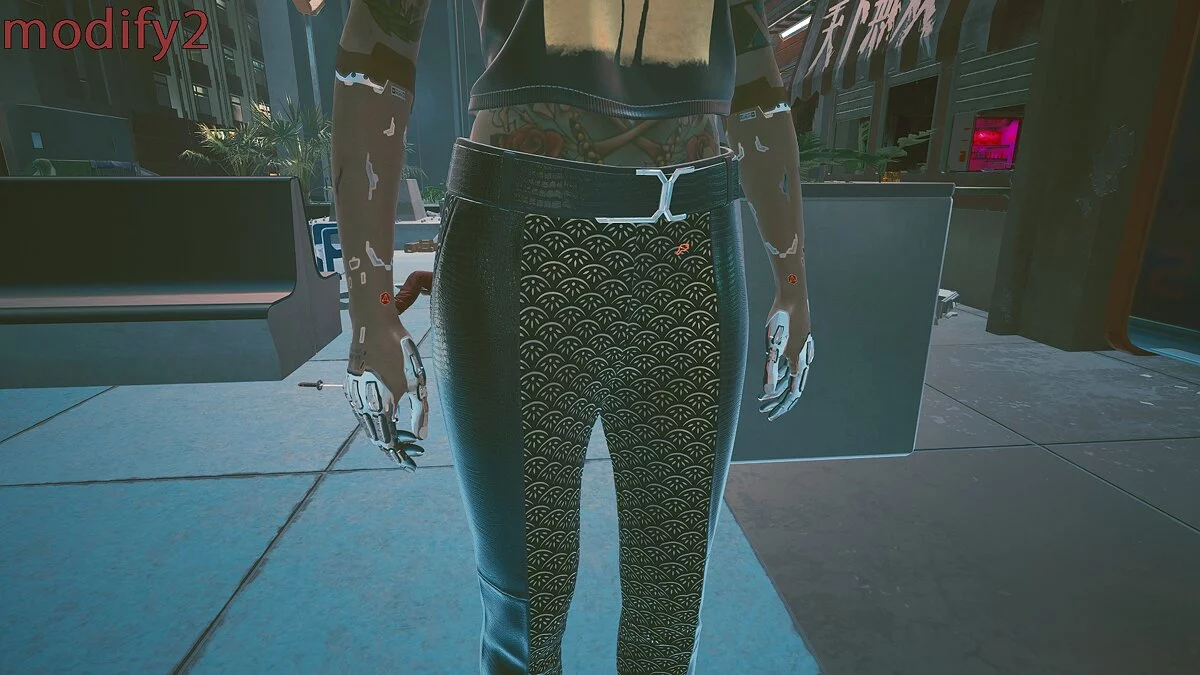 Cyberpunk 2077 — Хромированные руки гориллы