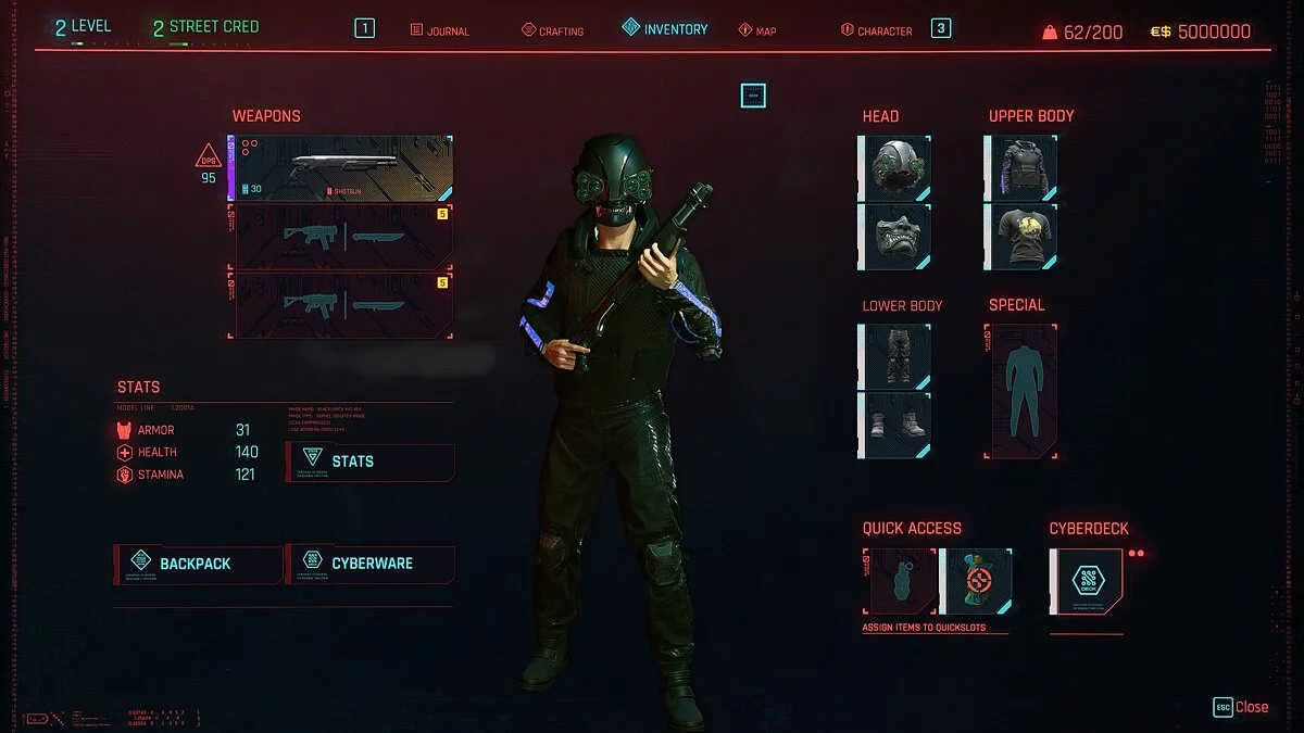 Cyberpunk 2077 — Костюм полицейского