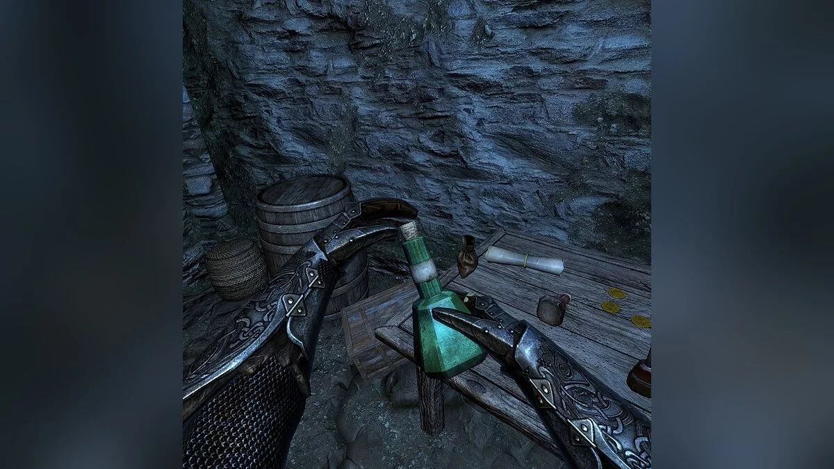 The Elder Scrolls 5: Skyrim VR — Перчатки для взаимодействия с миром игры