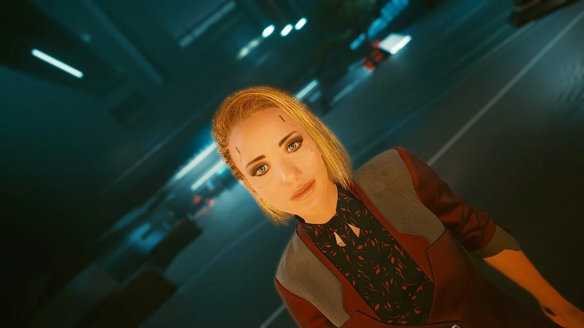 Cyberpunk 2077 — Блондинка милашка Ви