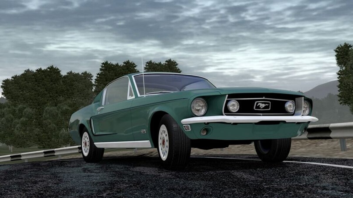 City Car Driving — Ford Mustang 2+2 Fastback 1968