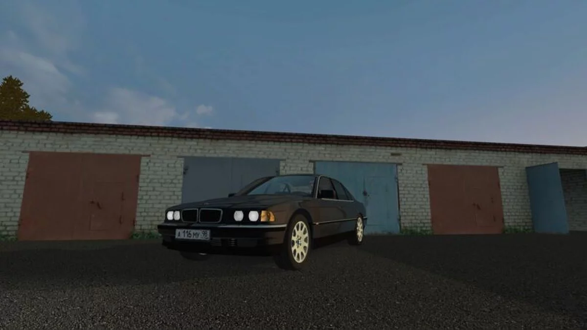 City Car Driving — BMW 725tds E38