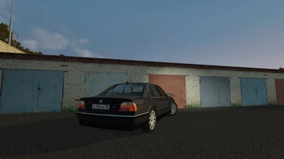 City Car Driving — BMW 725tds E38