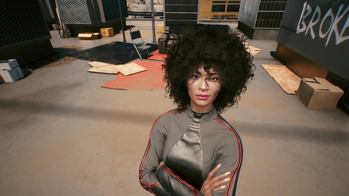 Cyberpunk 2077 — Вероника - черная женщина Ви