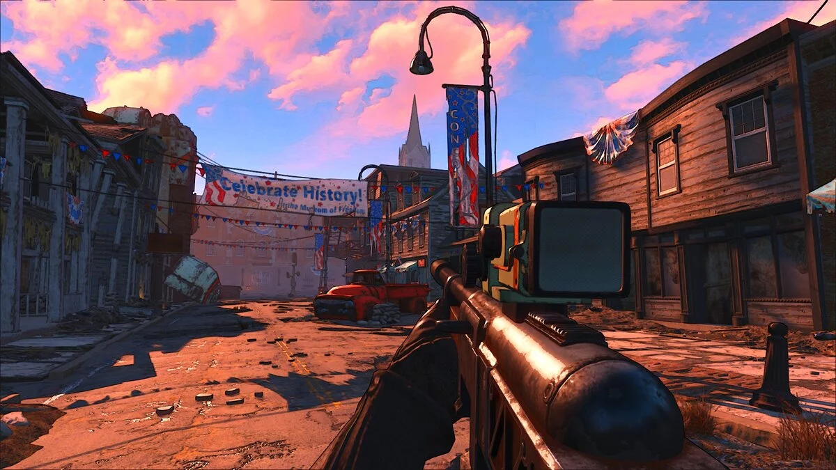 Fallout 4: Game of the Year Edition — Графика с контурами