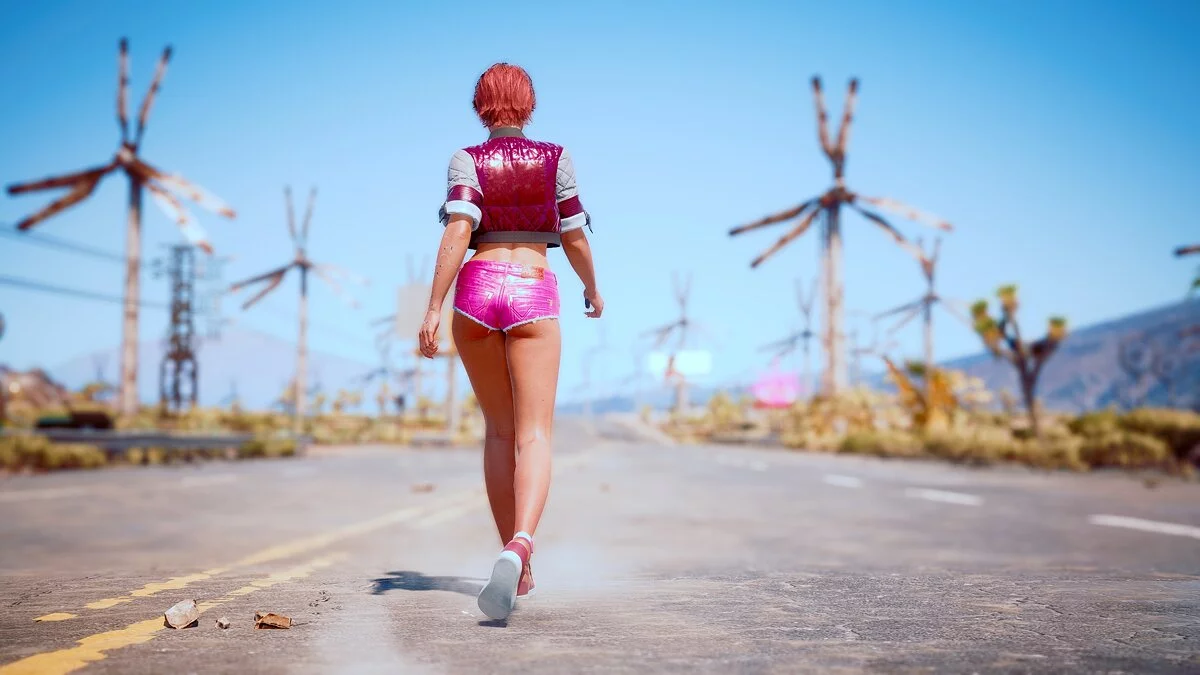 Cyberpunk 2077 — Короткие шорты и сексуальные куртки