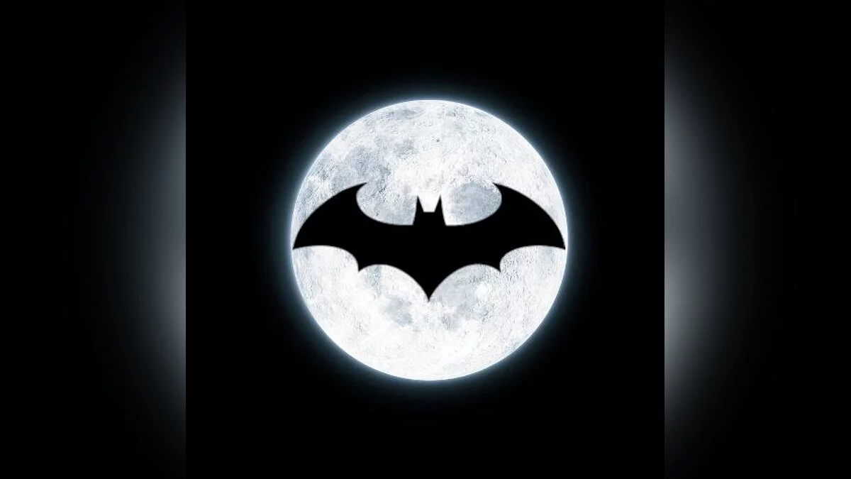 Batman: Arkham City — Символ Бэтмена на луне