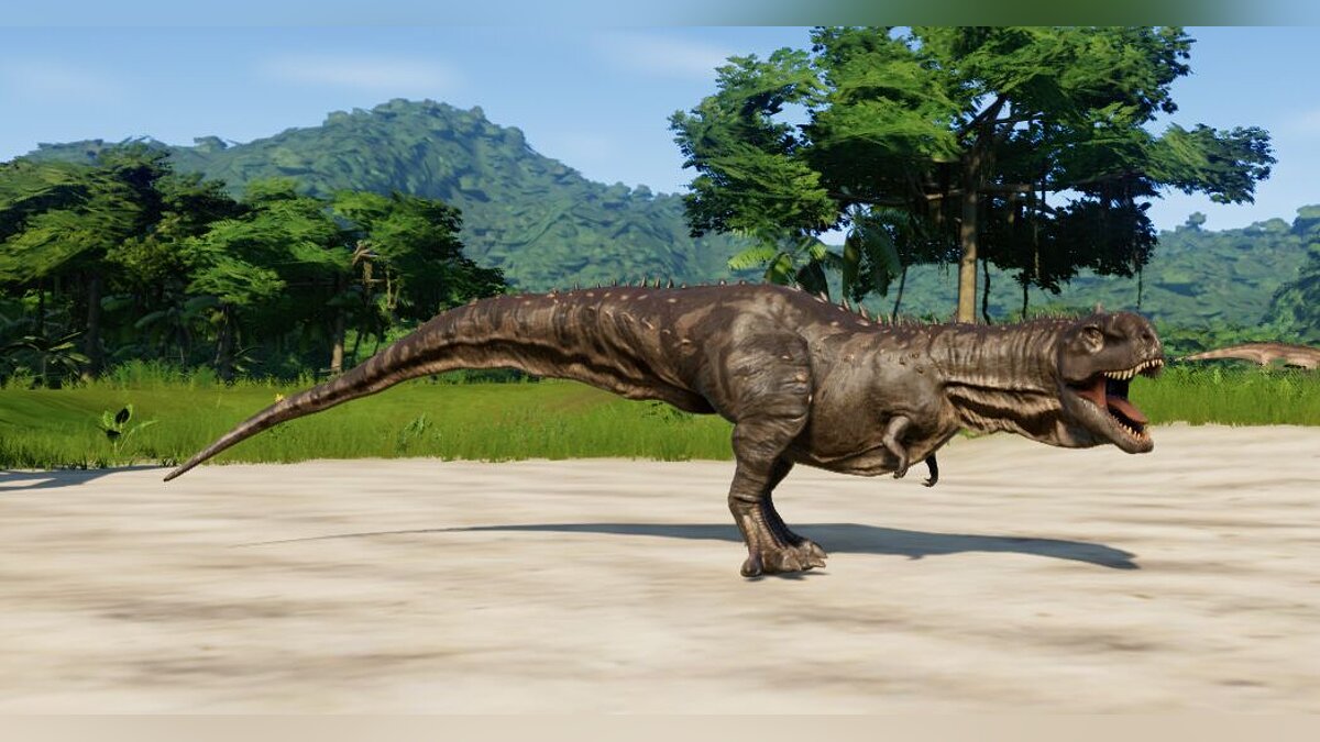 Jurassic World Evolution — Улучшенный майюнгазавр