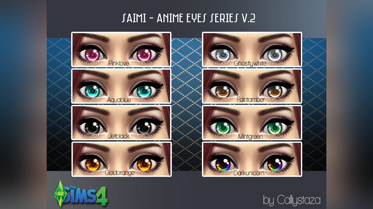The Sims 4 — Аниме глаза v2