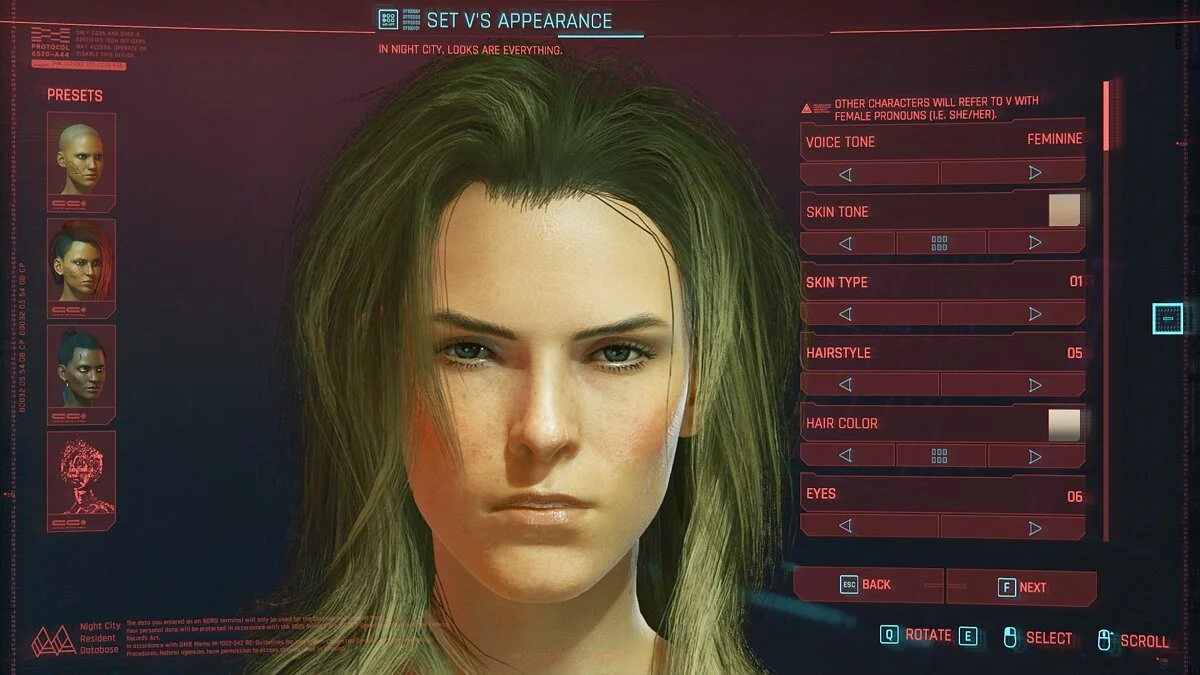 Cyberpunk 2077 — Красивая Ви