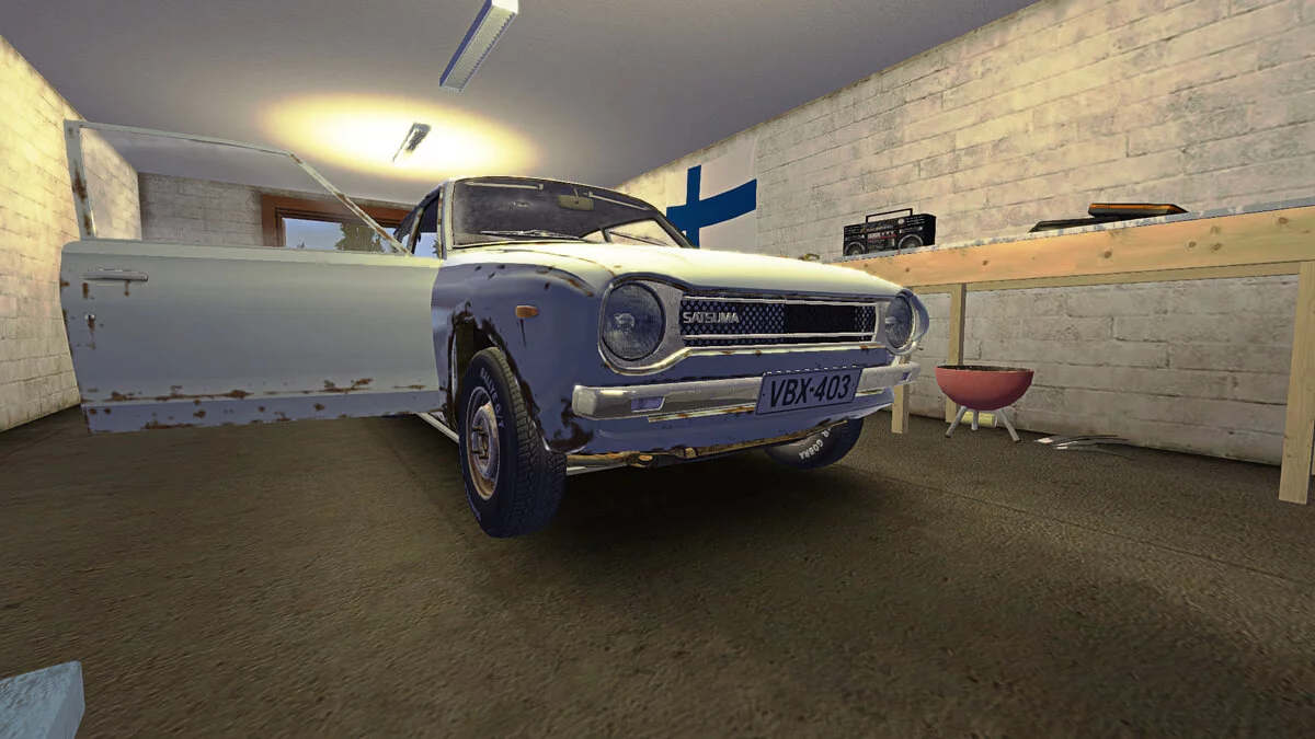 My Summer Car — Сохранение (Сатсума, двигатель новый, игровой процесс не тронут, 500000 марок, номера получены)