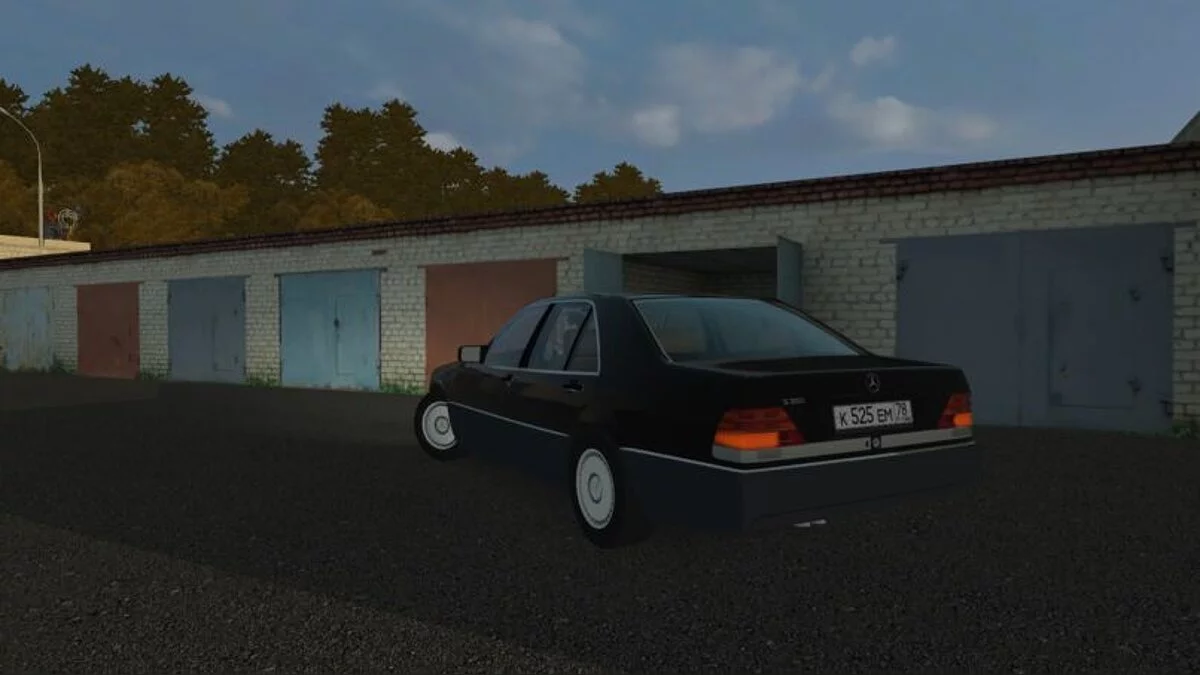 City Car Driving — Mercedes-Benz S350D (W140)